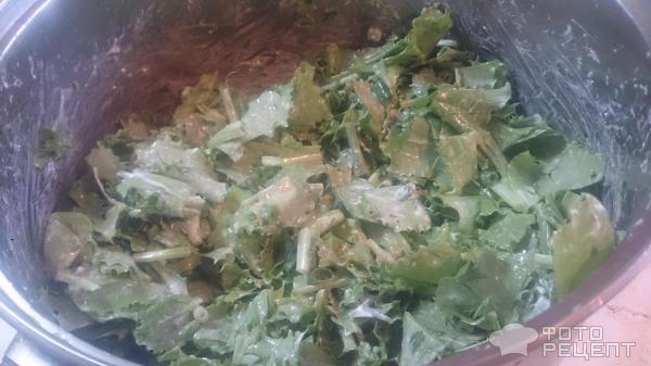 Салат из свежей зелени
