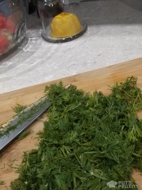Салат с полосатым тунцом фото