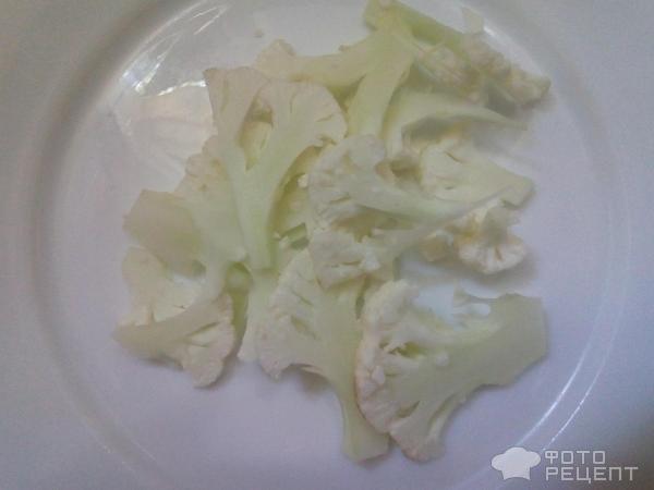 Простой салат из цветной капусты фото