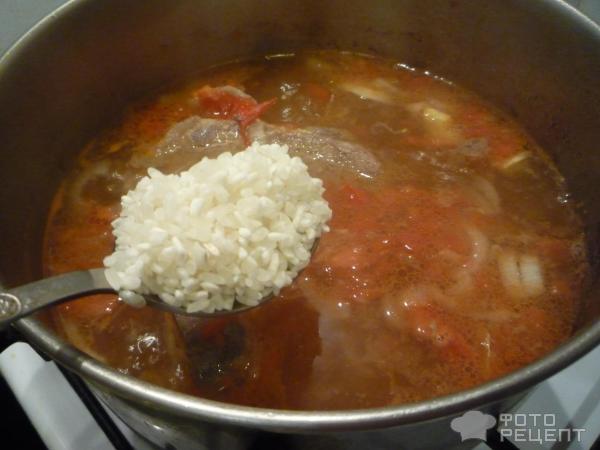 Суп томатный с рисом по-литовски фото