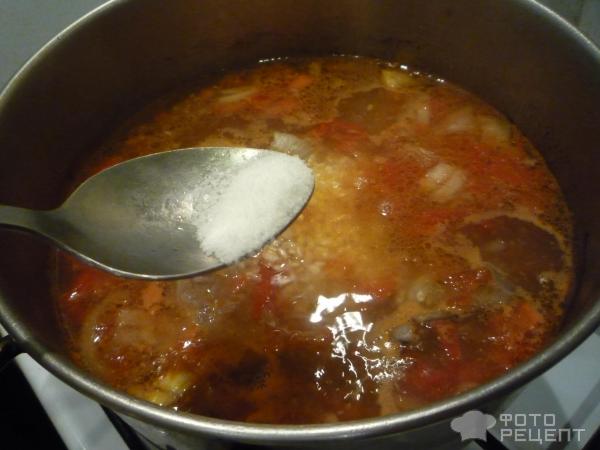 Суп томатный с рисом по-литовски фото