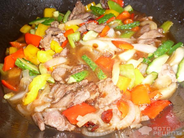 Рецепт: Мясо по-тайски - Из телятины
