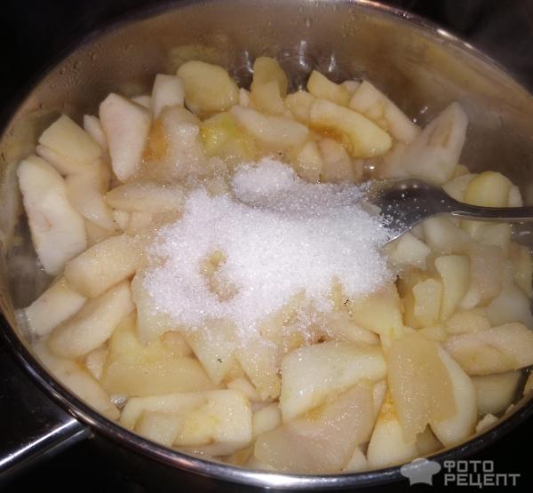 Пирог Шарлотка с яблоками фото