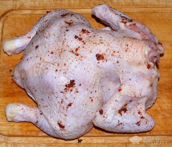 Курица-гриль на вертеле фото