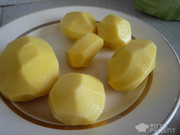 Жаренная капуста с картофелем фото