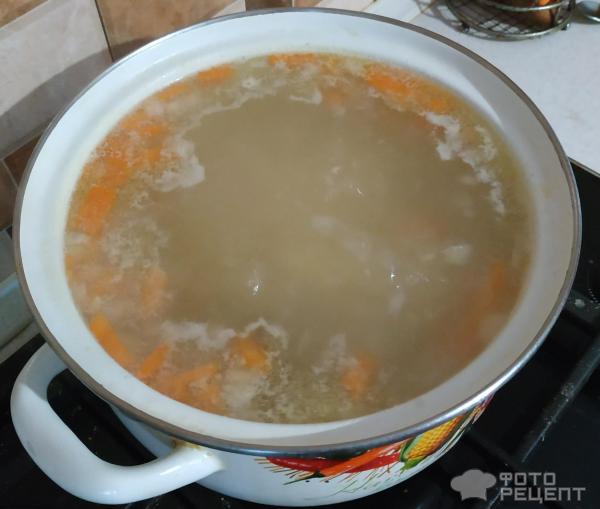 Суп с сырными шариками фото