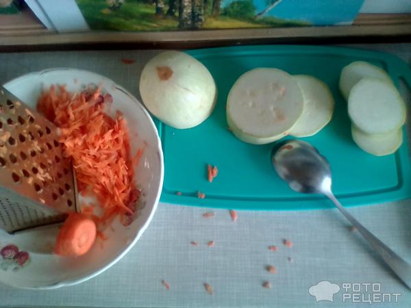 Кабачек и морковь