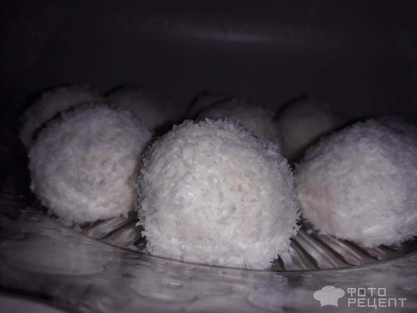 Творожно-кокосовые конфеты фото