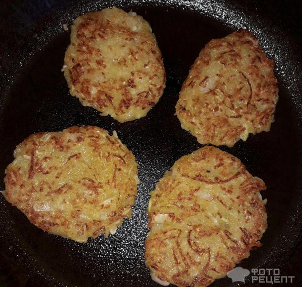 Драники картофельно-кабачковые фото