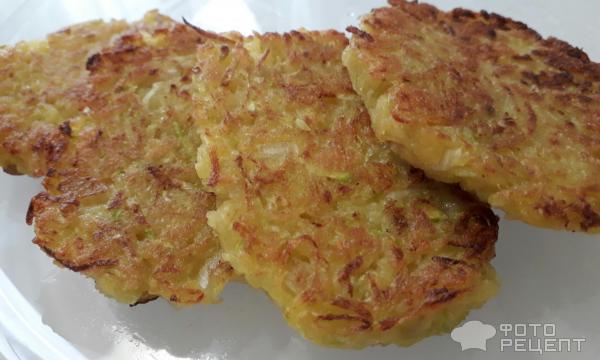 Драники картофельно-кабачковые фото