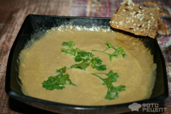 Сливочный крем-суп из шампиньонов