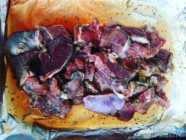 Мясо запеченное в духовке фото