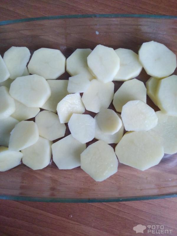 Треска запеченная с картофелем фото
