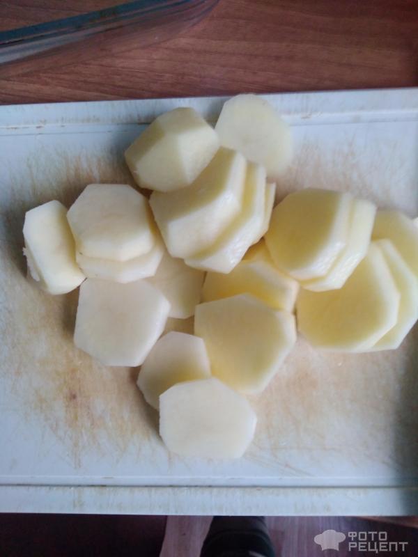 Треска запеченная с картофелем фото