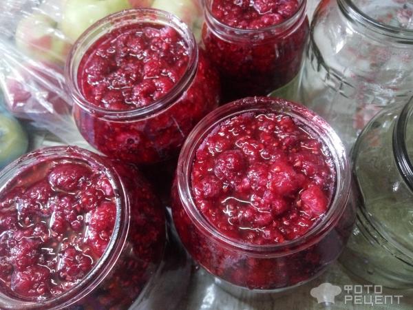Малина с сахаром на зиму фото