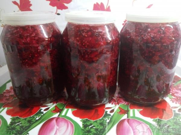 Малина с сахаром на зиму фото