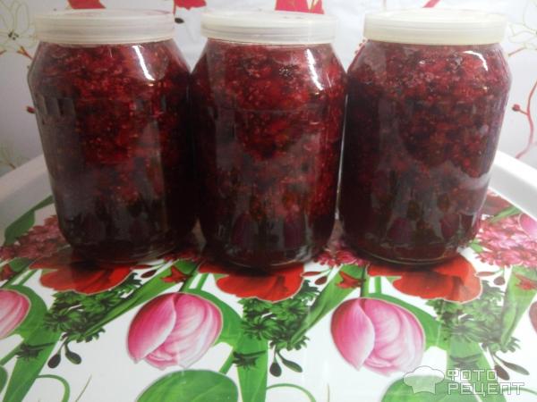 Малина с сахаром на зиму фото
