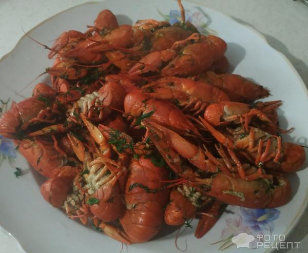 Раки речные вареные фото