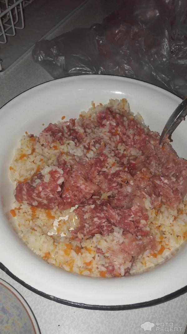 Перец фаршированный мясом и рисом фото