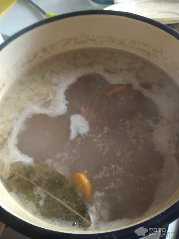Суп с говяжьими фрикадельками фото