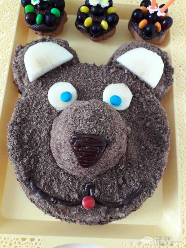 Торт шоколадный «Медвежонок» : Торты, пирожные