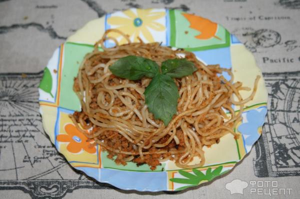 Спагетти с соусом А-ля Болоньез