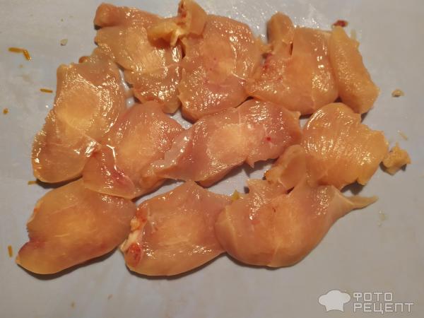 Мясо по-французски из куриной грудки фото