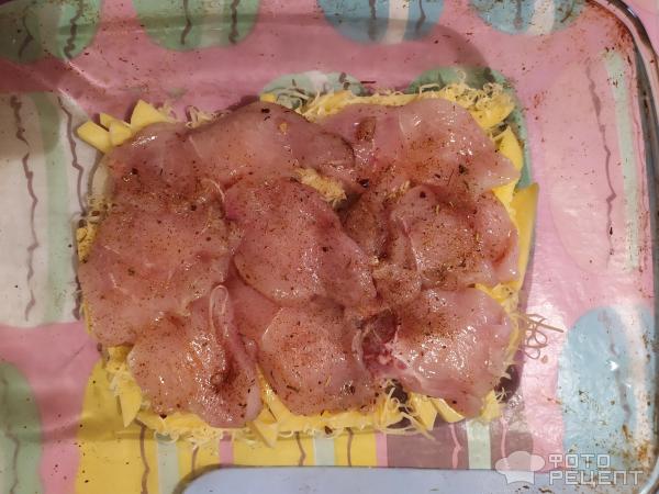 Мясо по-французски из куриной грудки фото