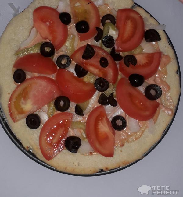 Пицца Ассорти на творожном тесте фото