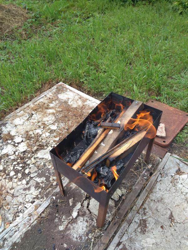 Баклажаны, запеченные на огне фото