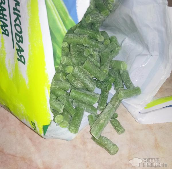 Салат из зеленой фасоли фото