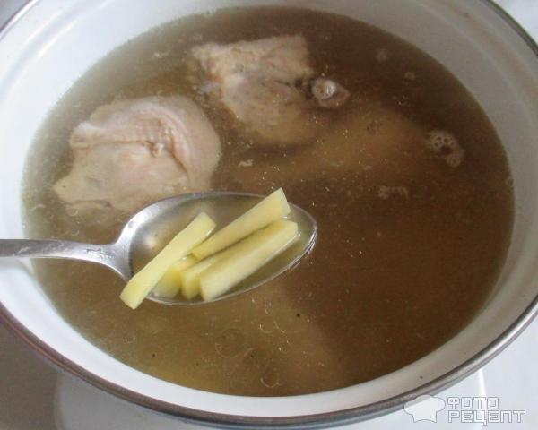 куриный суп с лапшой