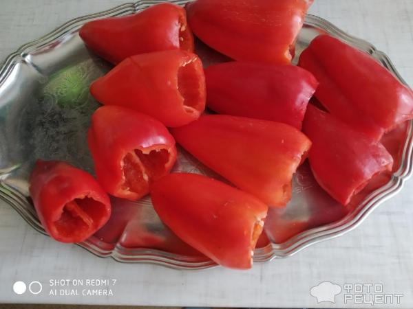 Фаршируем перчик в томатном соусе фото