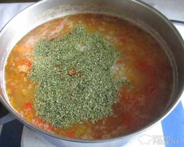 суп с тушёнкой и пшеном