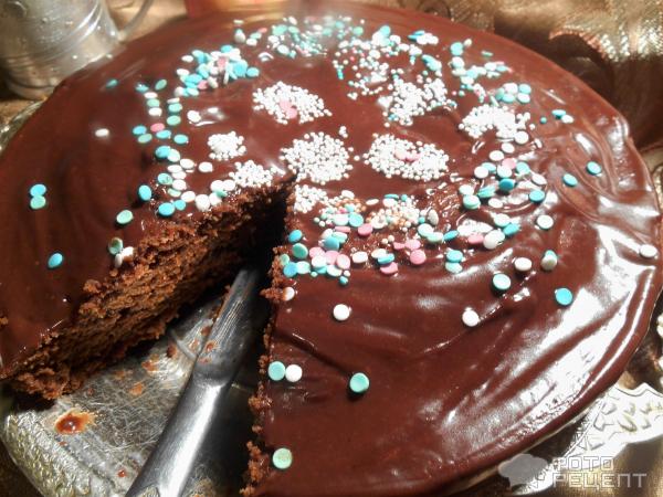 Вкусный шоколадный торт Призрак в астрале фото