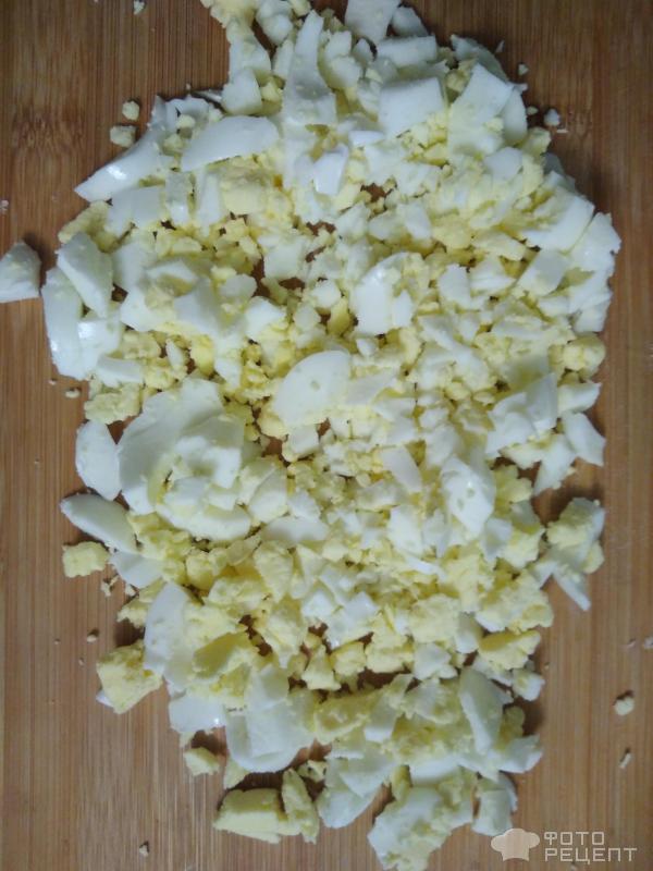 Салат из красной редьки с яйцом фото