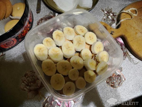 Банановый пудинг фото