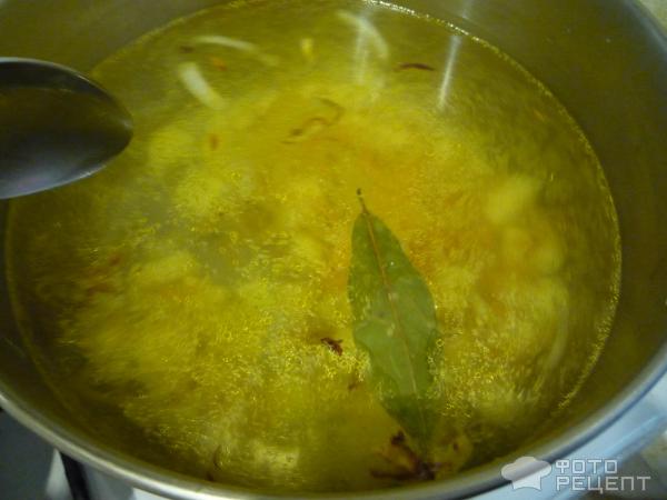 Картофельный суп с клецками фото