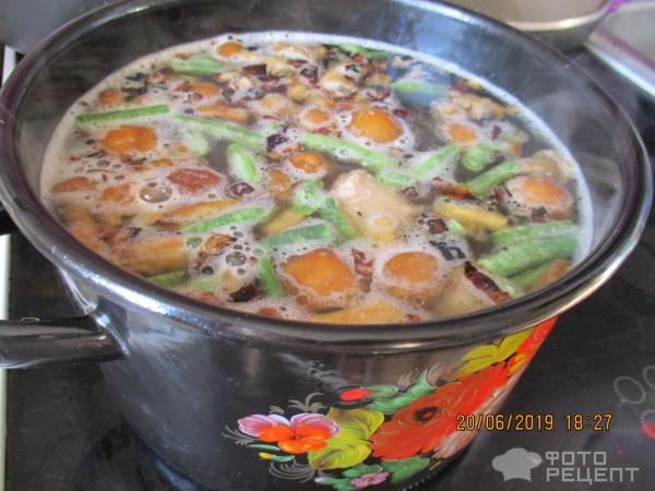 Грибной суп с фрикадельками фото