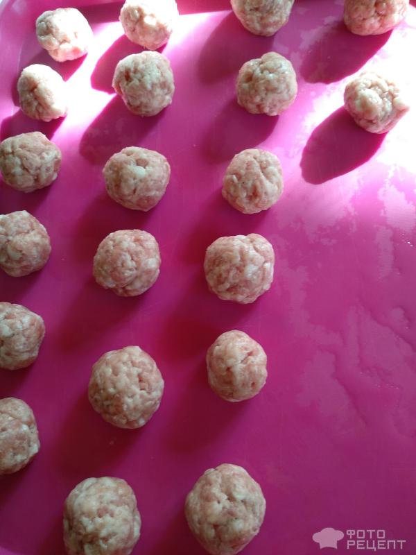 Суп с тефтелями фото