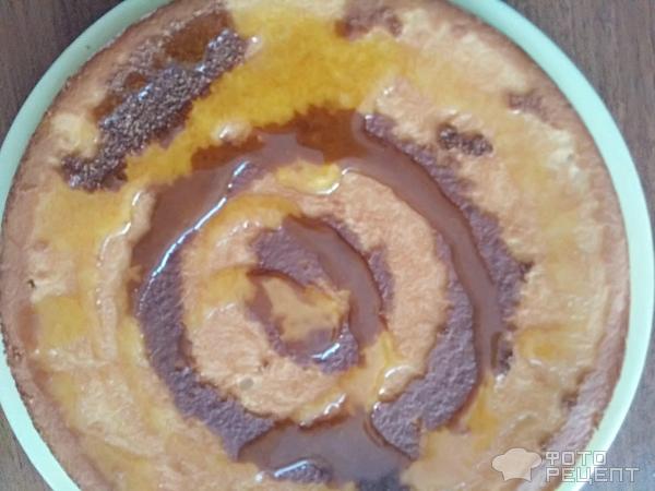 Фруктовый пирог из бисквитных коржей фото