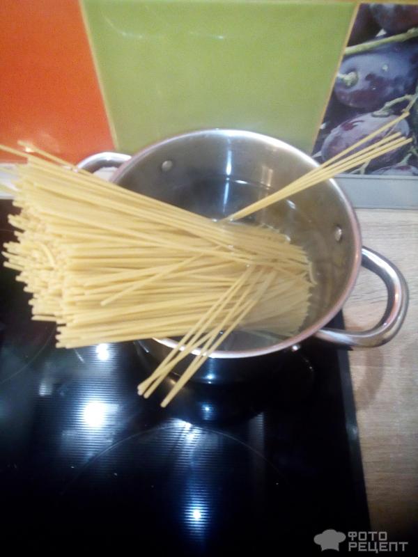 Вареные спагетти фото