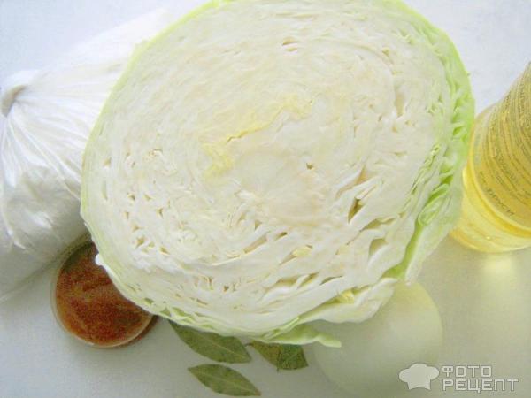 Капуста тушеная с овощами фото