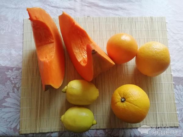 Тыква, лимоны и апельсины