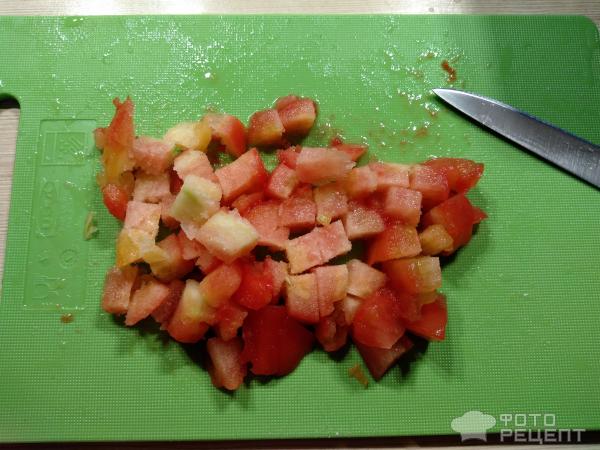 Гнезда из макарон с фаршем фото