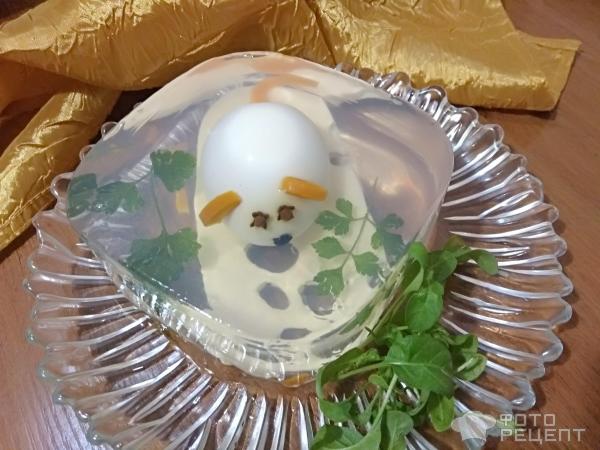 Яйцо в желе фото