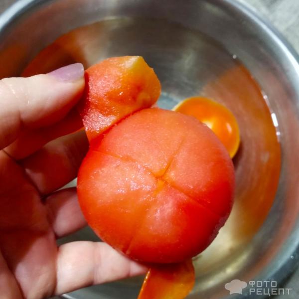Китайский суп томатно-яичный фото