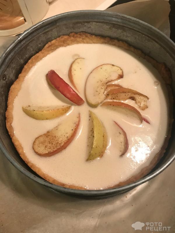 Нормандский яблочный пирог фото
