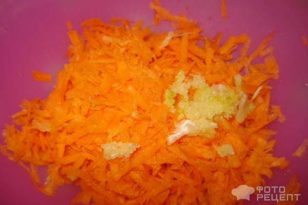 моркови с чесноком