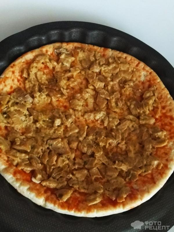 Грибная пицца фото